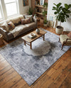 Laguna Sands Collection Area Rug - Catalina Rectangle Gray Ivory  lifestyle 17