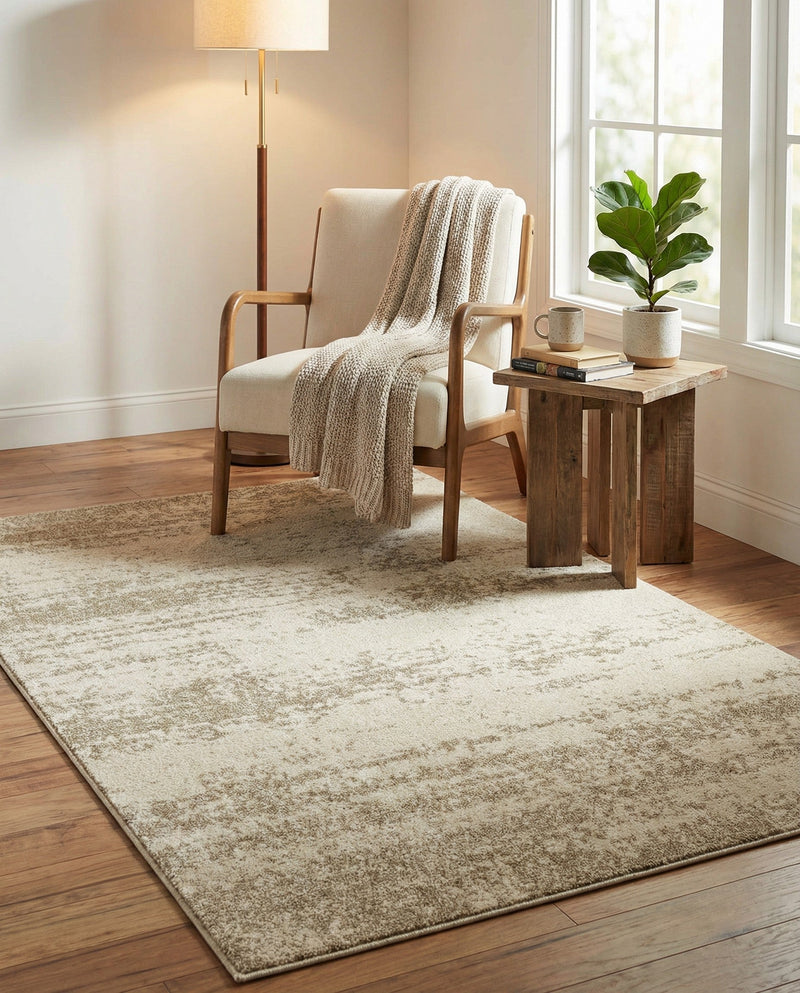 Studio Haven Collection Area Rug -  Gallery (Bone Beige) Rectangle Bone Beige  lifestyle 24