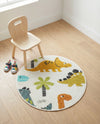 Wonder Tykes Collection Area Rug -  Pastiche Round Ivory  lifestyle 41