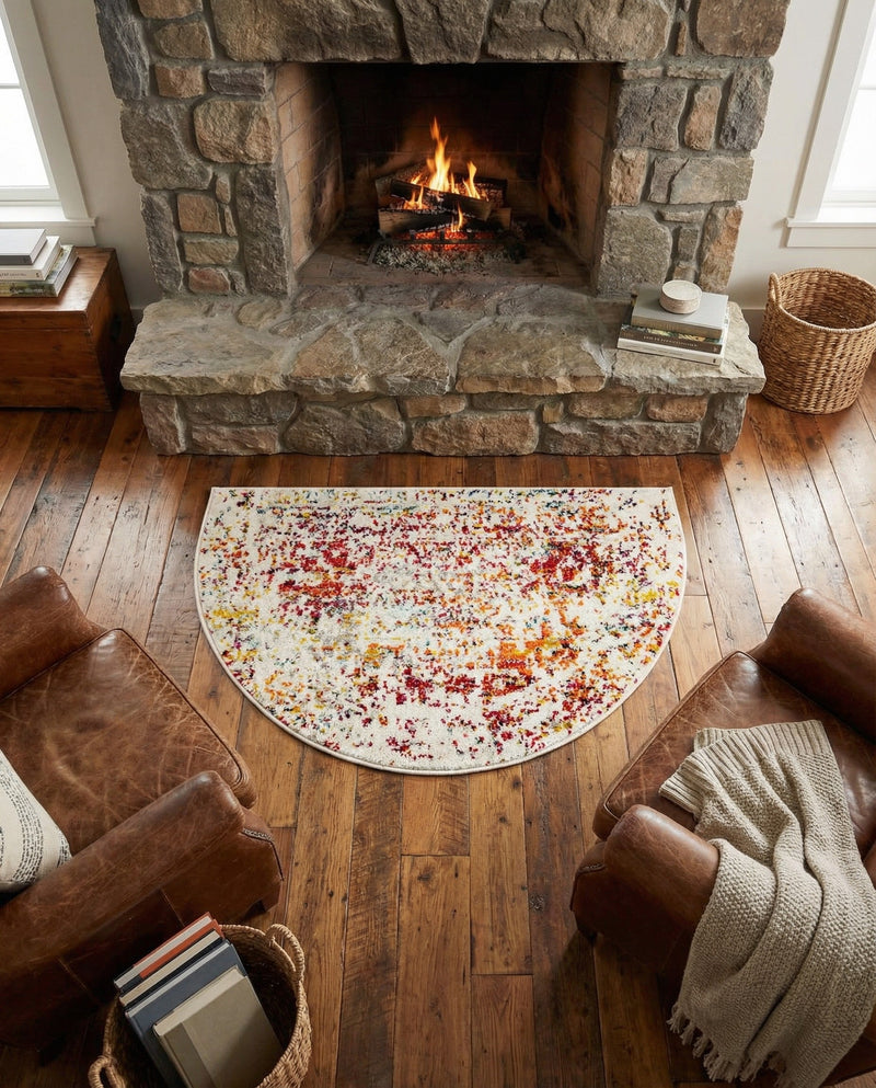 Georgetown Rugs Collection Area Rug - Dupont (Multi) Hearth Multi  lifestyle 91