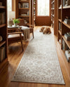 Savannah Elegance Collection Area Rug - Augusta (Ivory) Runner Ivory  lifestyle 49