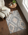 Aegean Elegance Collection Area Rug -  Rhodes Rectangle Gray Cream  lifestyle 18