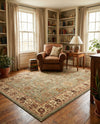 Jaipur Elegance Collection Area Rug -  City Rectangle Light Green  lifestyle 14