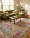 Caribbean Breeze Collection Area Rug -  Grenada Rectangle Multi  lifestyle 24