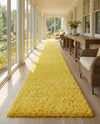 Plush Oasis Collection Area Rug - Serenity (Tuscan Sun Yellow) Runner Tuscan Sun Yellow  lifestyle 58