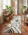 Tangier Treasures Collection Area Rug -  Chefchaouen Runner Ivory  lifestyle 78