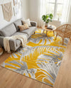 Meadow Breeze Collection Area Rug -  Clover Rectangle Yellow  lifestyle 40