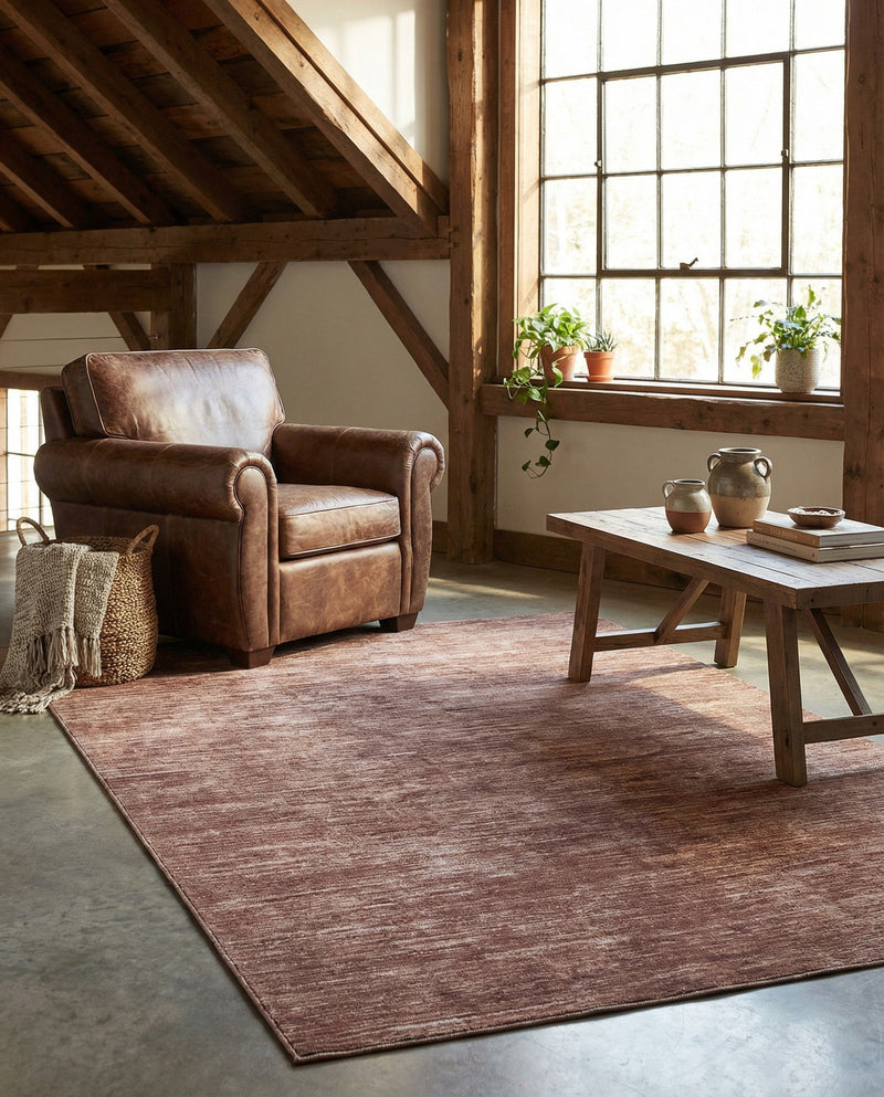 Sahara Essence Collection Area Rug - Oasis (Brown) Rectangle Brown  lifestyle 19
