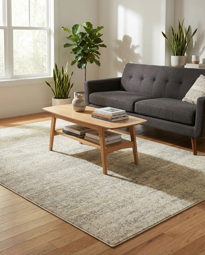 Studio Haven Collection Area Rug -  Gallery (Bone Beige) Rectangle Bone Beige  lifestyle 14