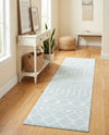 Marrakech Lattice Collection Area Rug - Medina (Light Blue) Runner Light Blue  lifestyle 36