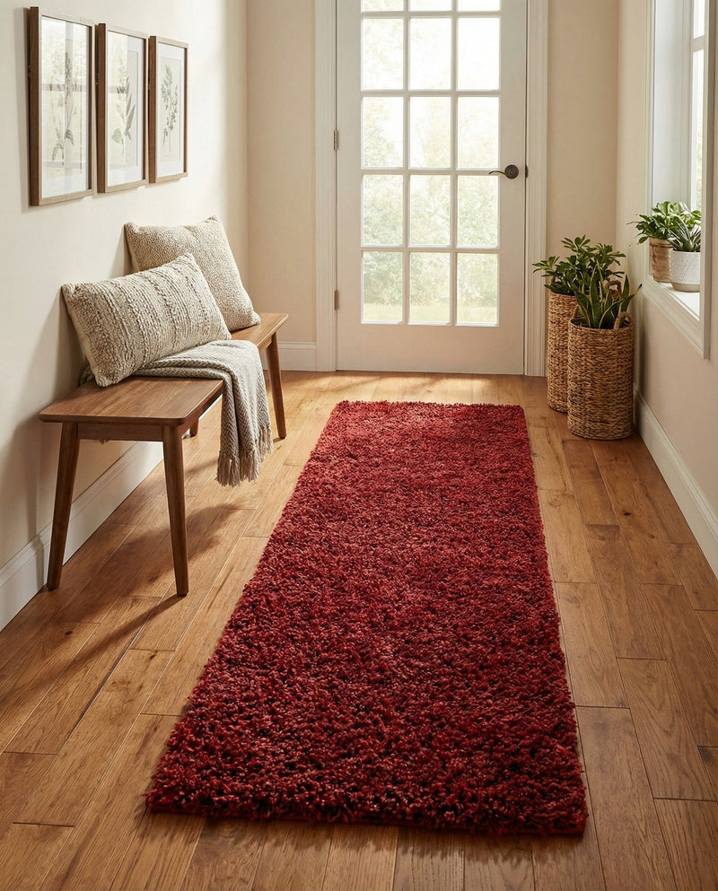 Alpine Plush Collection Area Rug -  Cortina (Poppy) Runner Poppy  lifestyle 63