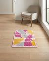 Bahama Breeze Outdoor Collection Area Rug -  CatCay Rectangle Pink  lifestyle 40