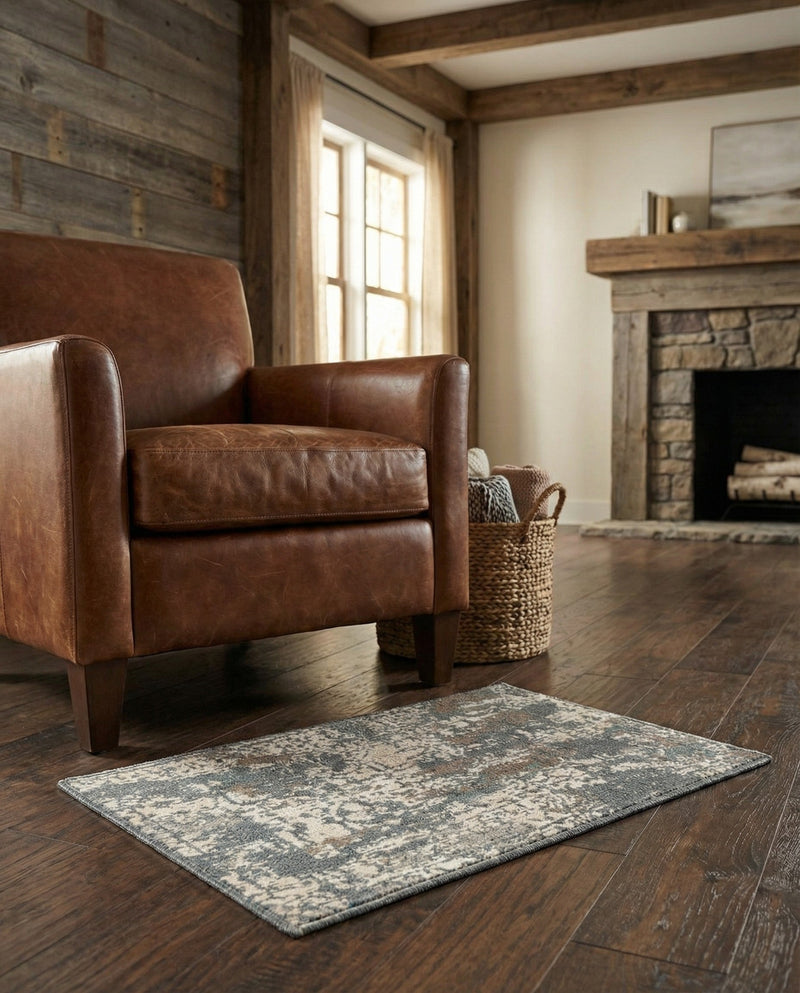 Gobi Sands Collection Area Rug - Dunhuang Rectangle Gray  lifestyle 34
