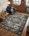 Georgetown Rugs Collection Area Rug - Dupont (Dark Gray) Rectangle Dark Gray  lifestyle 13