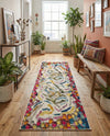 Colorburst Oasis Collection Area Rug -  Calypso Runner Multi  lifestyle 73