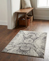 Riviera Elegance Collection Area Rug -  Nice Rectangle Dark Gray  lifestyle 22