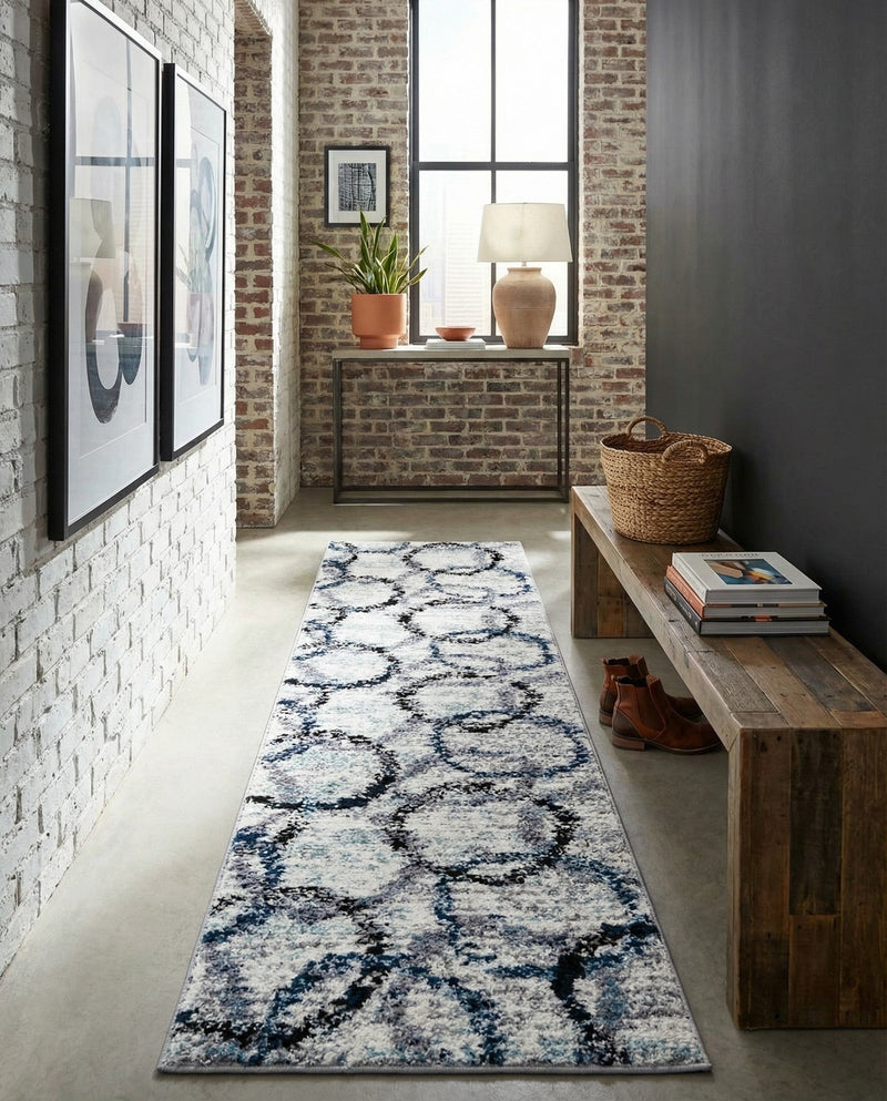 Santa Fe Trails Collection Area Rug -  Taos Runner Ivory  lifestyle 63