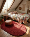Alpine Plush Collection Area Rug -  Cortina (Poppy) Oval Poppy  lifestyle 65