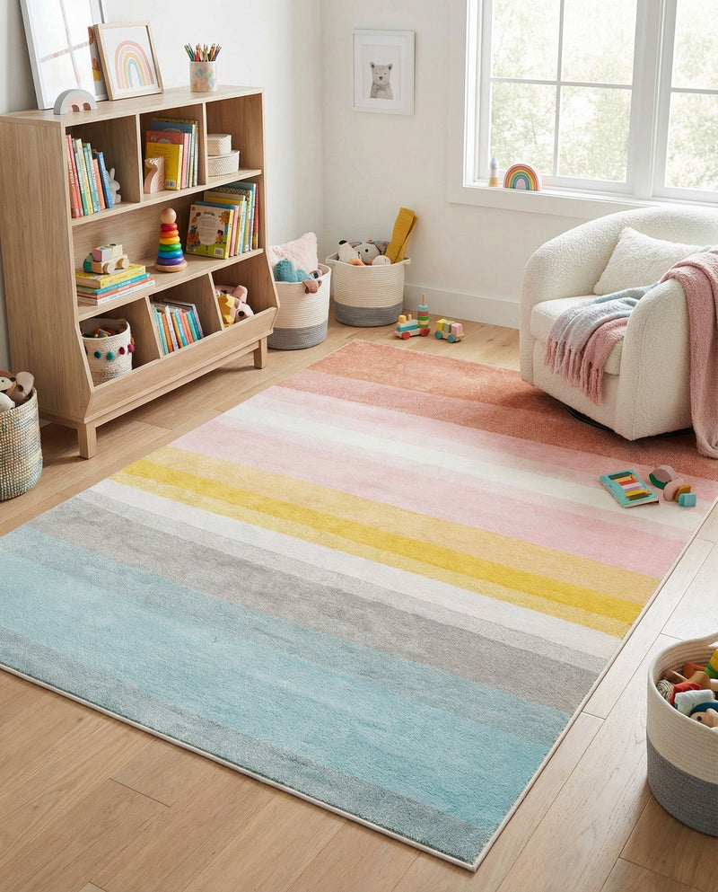 Wonder Tykes Collection Area Rug -  Dreamland Rectangle Multi  lifestyle 41