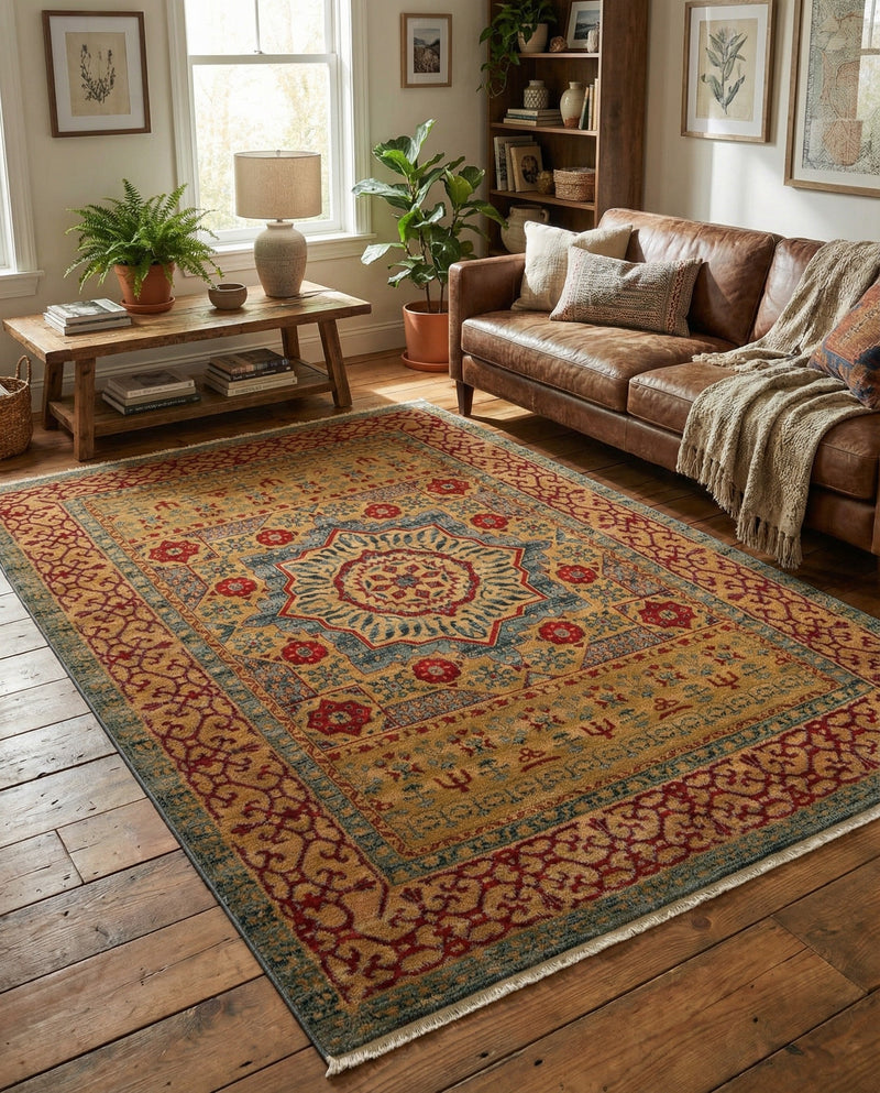Ottoman Elegance Collection Area Rug -  Cappadocia Rectangle Light Blue  lifestyle 17