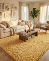 Alpine Plush Collection Area Rug -  Cortina (Sun Yellow) Rectangle Sun Yellow  lifestyle 16