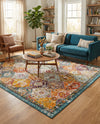Brighton Terrace Collection Area Rug -  Rottingdean (Multi) Rectangle Multi  lifestyle 24