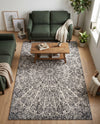 Riviera Elegance Collection Area Rug -  Eze Rectangle Dark Gray  lifestyle 32