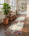 Chromatic Oasis Collection Area Rug -  Blush Runner Multi  lifestyle 75