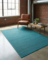 Soho Elegance Collection Area Rug - Chelsea (Turquoise) Rectangle Turquoise  lifestyle 18