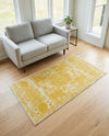 Dover Terrace Collection Area Rug -  Lagoon (Yellow) Rectangle Yellow  lifestyle 26