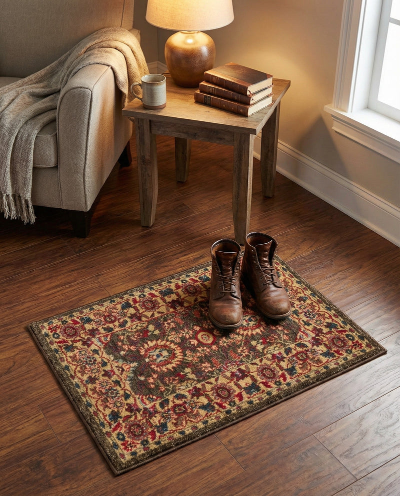 Chelsea Elegance Collection Area Rug -  Osterley Rectangle Light Brown  lifestyle 77