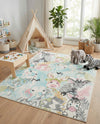 Wonder Tykes Collection Area Rug -  Splash Rectangle Multi  lifestyle 9