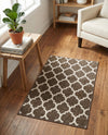 Lattice Gardens Collection Area Rug -  Bloomfield (Brown) Rectangle Brown  lifestyle 19