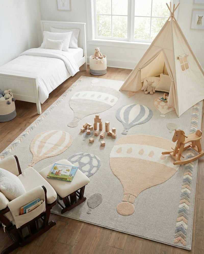 Wonder Tykes Collection Area Rug -  Joyscape Rectangle Multi  lifestyle 9