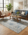 Mykonos Manor Collection Area Rug -  Paros Rectangle Gray  lifestyle 31