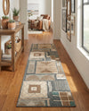 Savannah Sojourn Collection Area Rug -  Tsavo Runner Multi  lifestyle 63