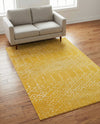 Marrakesh Lattice Collection Area Rug - Casablanca (Yellow) Rectangle Yellow  lifestyle 5