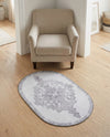Heritage Elegance Collection Area Rug -  Winterthur (white Gray) Oval white Gray  lifestyle 33
