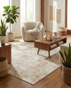 Luminara Sands Collection Area Rug - Elysium (Sand) Rectangle Sand  lifestyle 5