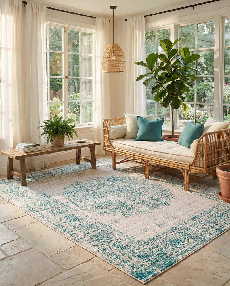 Copenhagen Comfort Collection Area Rug -  Helsingør Rectangle Cream  lifestyle 22