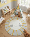 Wonder Tykes Collection Area Rug -  Twirl Round Gray  lifestyle 17