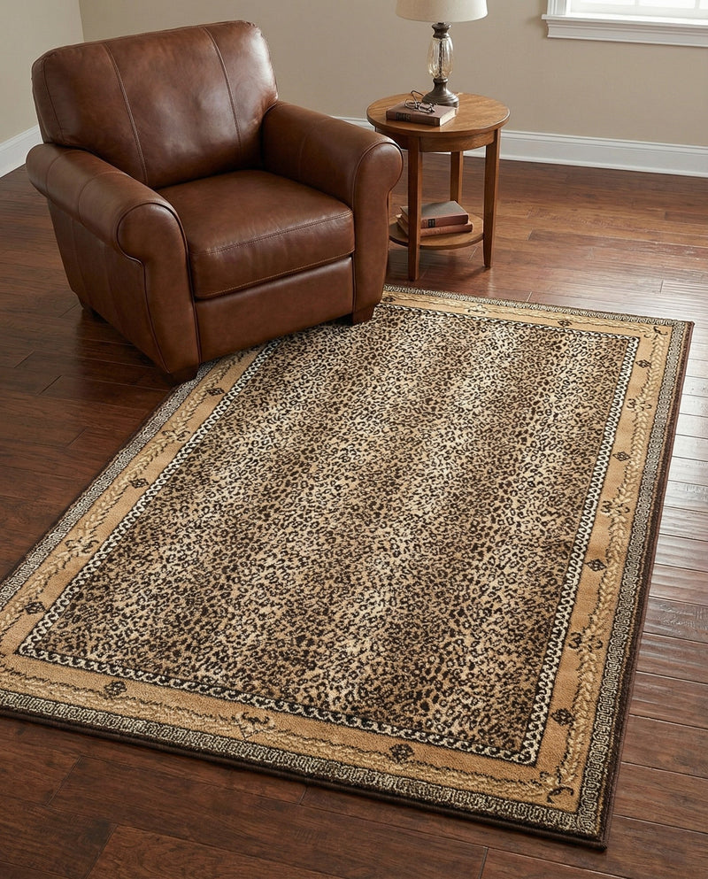 Savannah Sojourn Collection Area Rug -  Limpopo Rectangle Brown  lifestyle 7