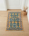 Seville Stripes Collection Area Rug -  Granada (Yellow) Rectangle Yellow  lifestyle 26