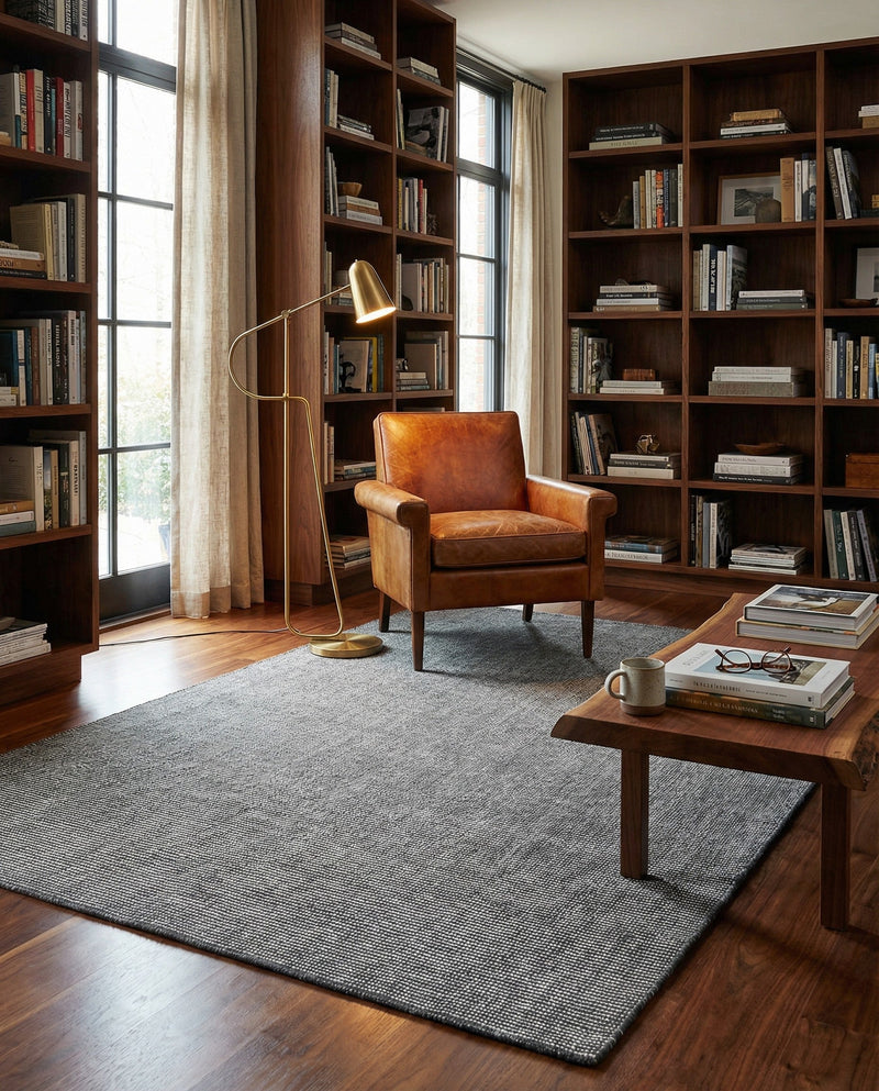 Berkshire Estate Collection Area Rug - Windsor (Earl Grey) Rectangle Earl Grey  lifestyle 22