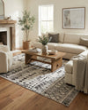 Dresden Elegance Collection Area Rug -  Zittau Rectangle Gray  lifestyle 39