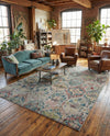 Savannah Elegance Collection Area Rug -  Forsyth Rectangle Multi  lifestyle 14