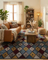 Coastal Haven Collection Area Rug -  Anchorage Rectangle Multi  lifestyle 30
