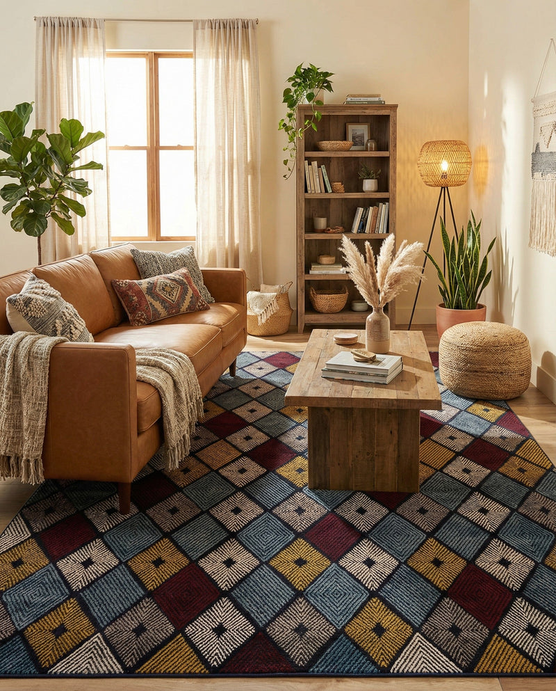 Coastal Haven Collection Area Rug -  Anchorage Rectangle Multi  lifestyle 30