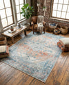 Coastal Haven Collection Area Rug -  Marina Rectangle Multi  lifestyle 58
