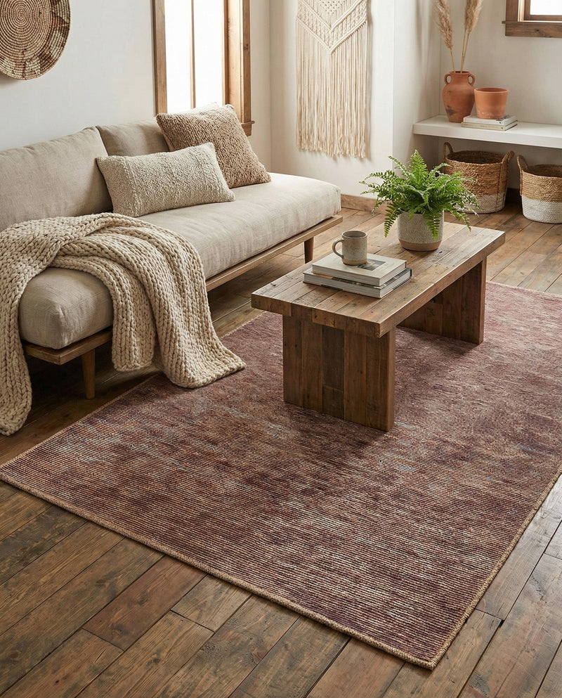 Sahara Essence Collection Area Rug - Oasis (Brown) Rectangle Brown  lifestyle 4